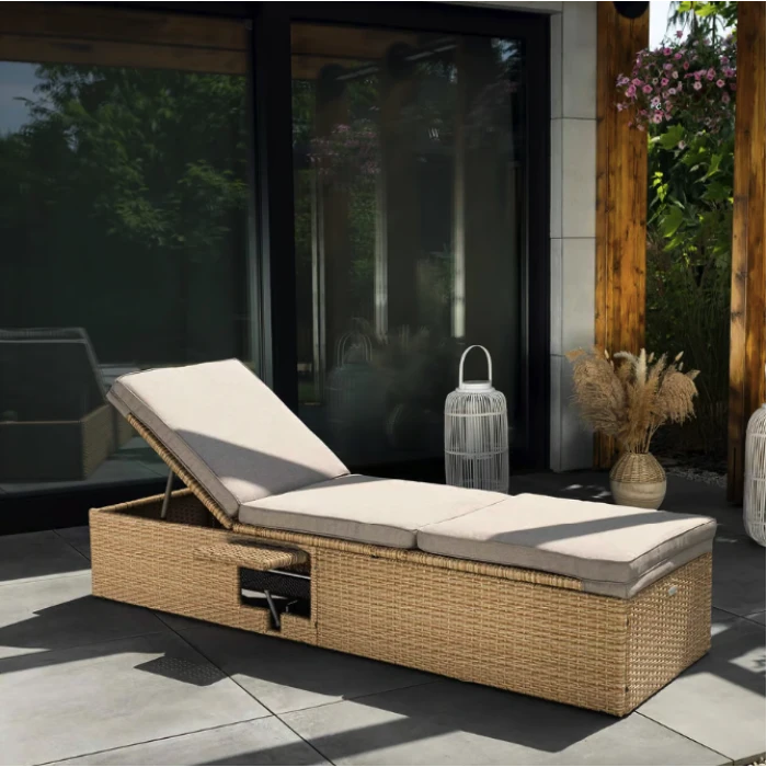 Садовий шезлонг Di Volio Asco бежевий