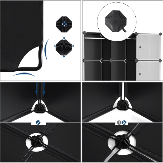 Модульный шкаф Leobert Modern New с полками для одежды