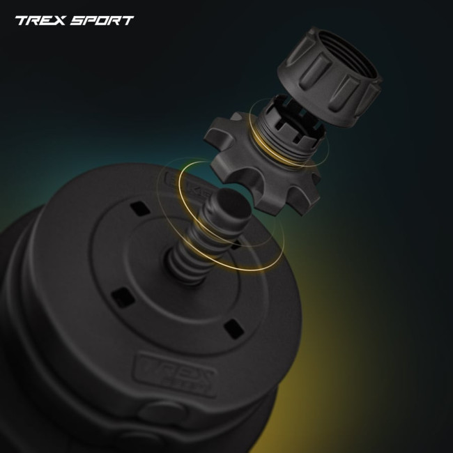 Гантели композитные регулируемые TREX Sport 2х20кг