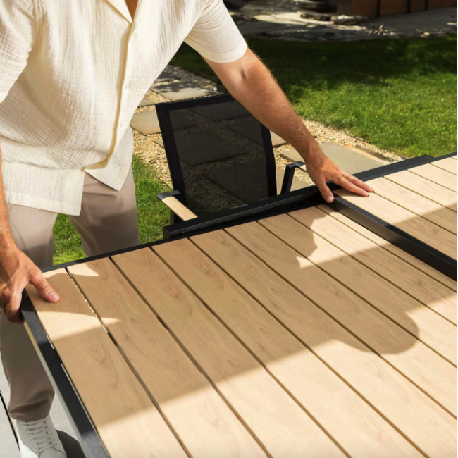 Стол Di Volio Comlo раздвижной бежевый