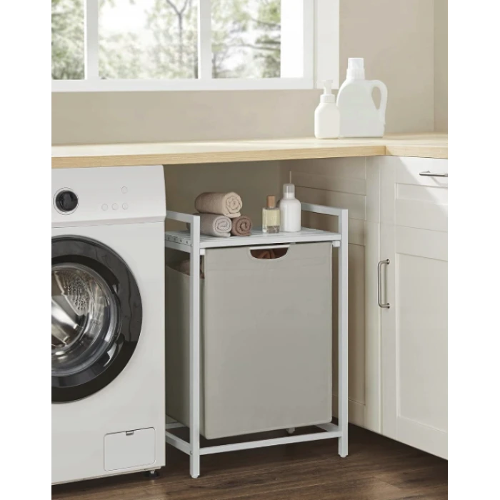 Корзина для белья Leobert Napoli 65 л в стиле Loft белая