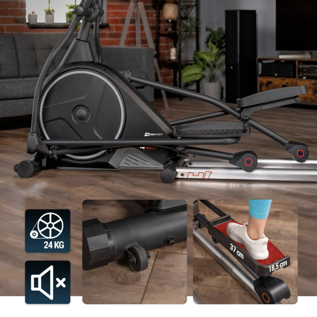 Орбітрек Hop-Sport HS-160CF Stage електромагнітний сірий