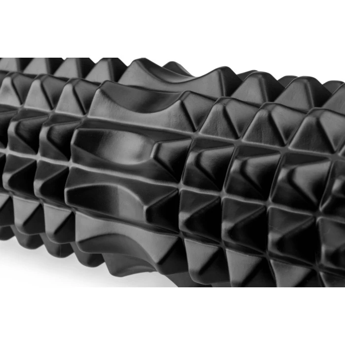 Масажний ролик Gymtek для йоги та фітнесу EVA 33*10,5см чорний