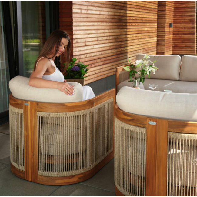 Комплект садовой мебели Di Volio Groseto бежевый