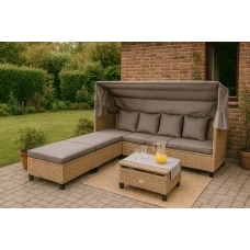 Комплект садовой мебели Di Volio Luca бежево-серый