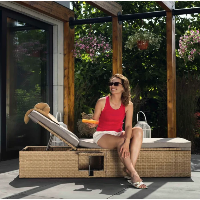 Садовий шезлонг Di Volio Asco бежевий