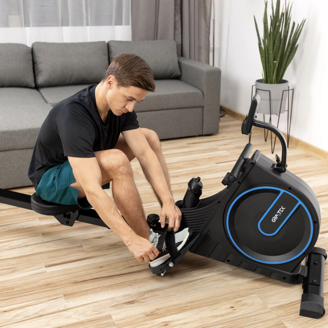 Гребний тренажер Gymtek XR1000 магнітний синій