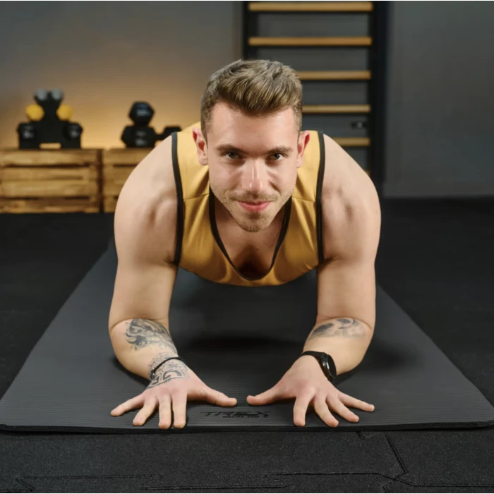 Коврик для йоги TX-019NGM NBR 1см 190х80 черный