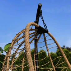 Підвісне крісло-кокон Di Volio Corta одномісне бежевий