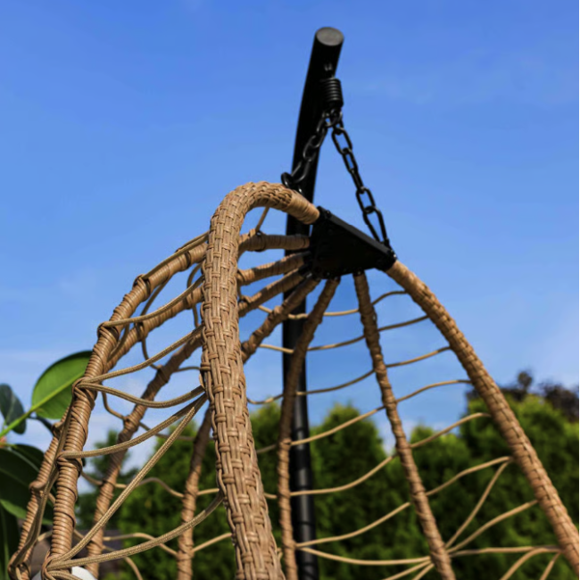 Підвісне крісло-кокон Di Volio Corta одномісне бежевий