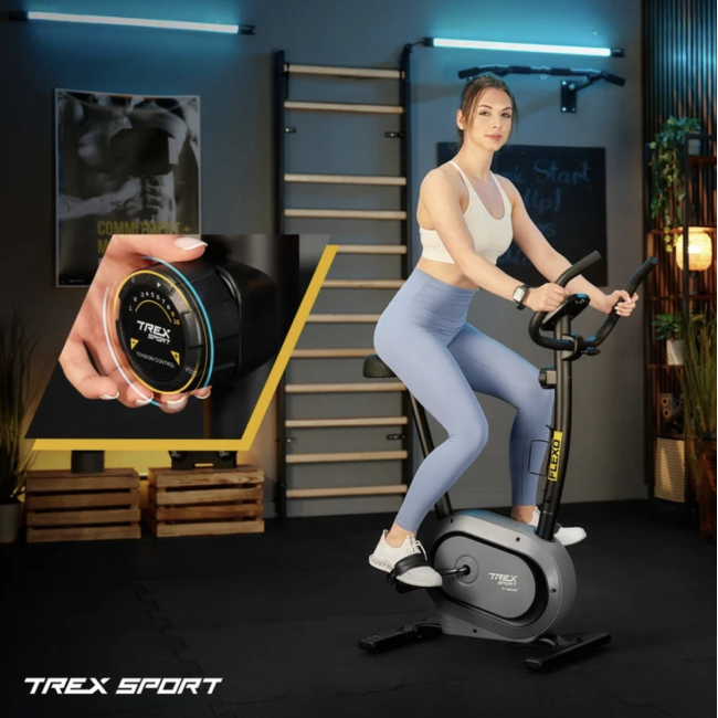 Велотренажер Trex Sport TX-450MB FLEXO магнитный серый