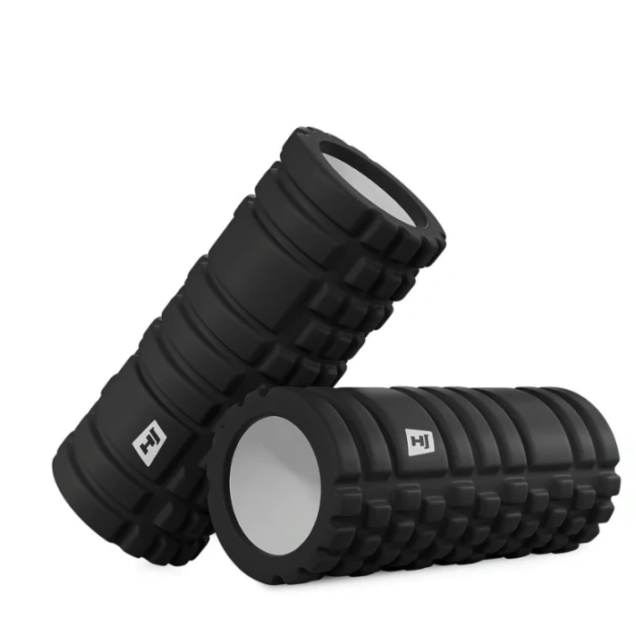 Роллер масажер (валик, ролик) Hop-Sport EVA 33см HS-A033YG чорний