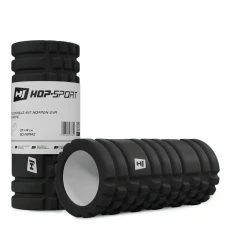 Роллер масажер (валик, ролик) Hop-Sport EVA 33см HS-A033YG чорний