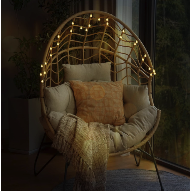 Ротанговое кресло-кокон Di Volio Alcamo для отдыха бежевый