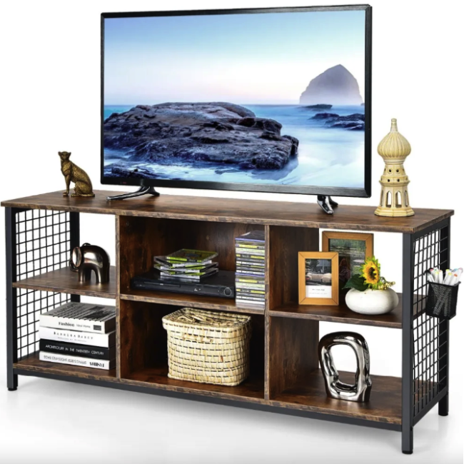 Тумба под ТВ Costway Ketrin в стиле Loft