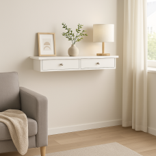 Полка настенная Leobert Corner белый