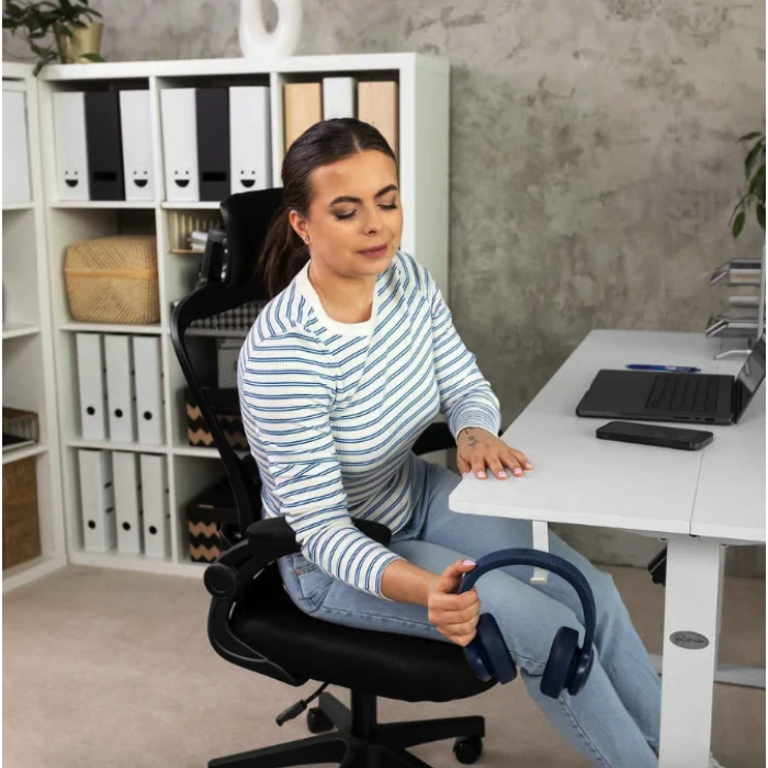 Компьютерный стол с регулируемой высотой Di Volio Amone белый