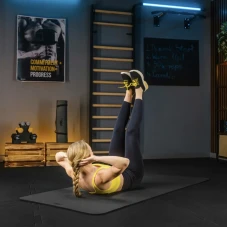 Коврик для йоги TX-019NGM NBR 1см 190х80 черный