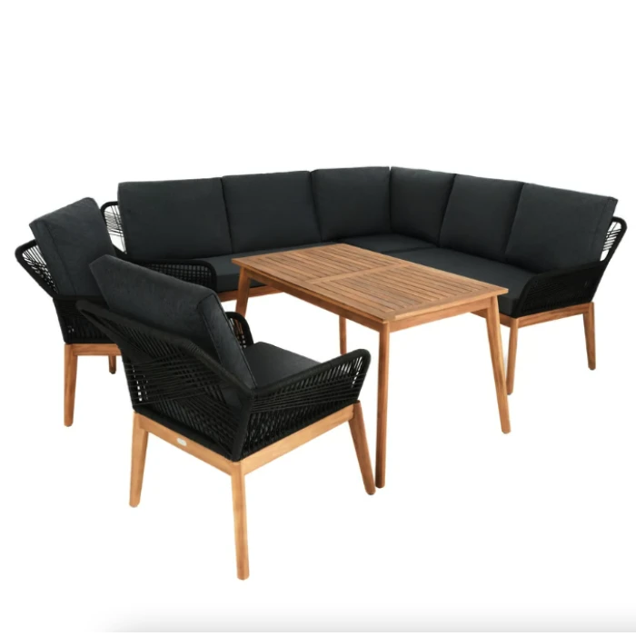 Комплект садовой мебели Di Volio Albenga черный