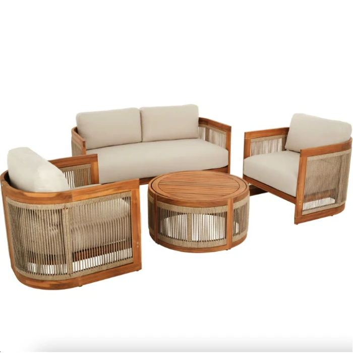 Комплект садових меблів Di Volio Groseto бежевий