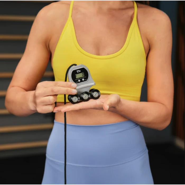 Хулахуп Trex Sport TX-020CHH массажный с утяжелителем и счетчиком черный