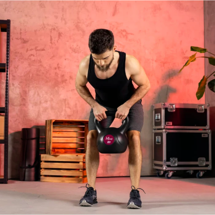 Гиря виниловая Hop-Sport 14кг HS-PB0014KB