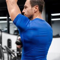 Массажный мяч Gymtek 63 мм двойной черный