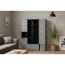 Модульна шафа Leobert Modern New з полицями для одягу