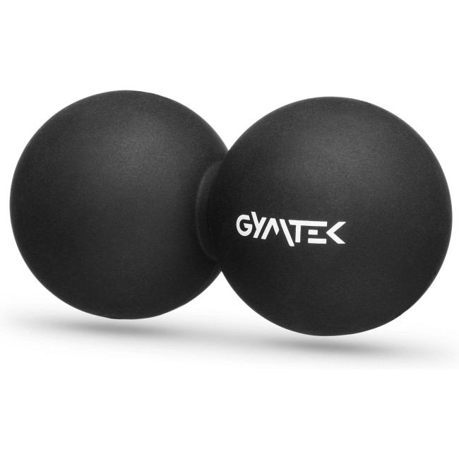Массажный мяч Gymtek 63 мм двойной черный