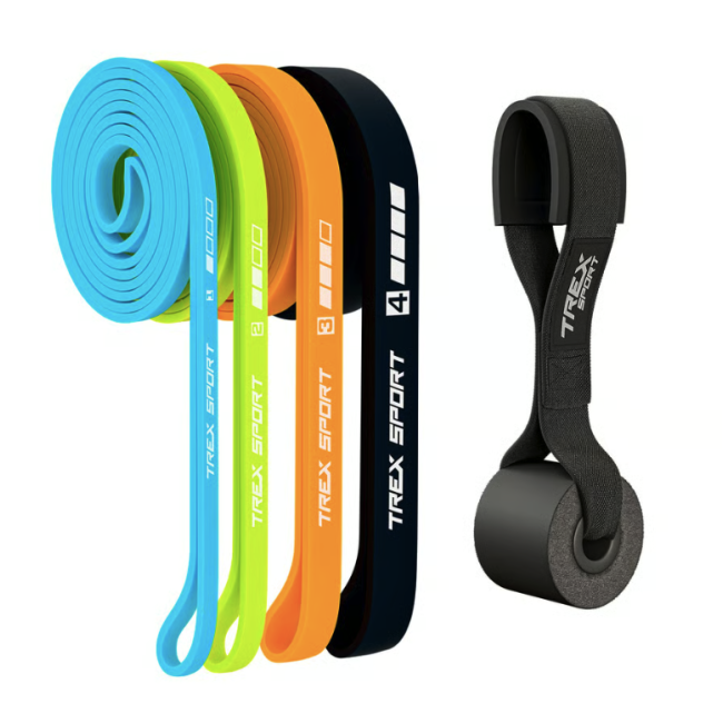 Набір резинок для фітнесу Trex Sport TX-004PB Power Band 4в1 2-41кг