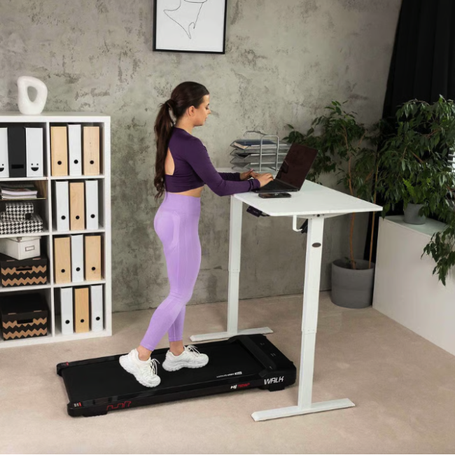 Компьютерный стол с регулируемой высотой Di Volio Amone белый