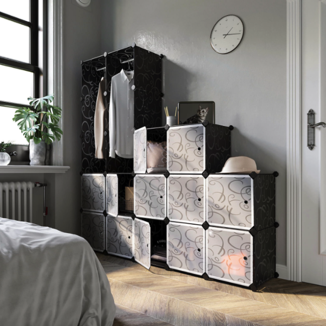 Модульный шкаф Leobert Modern New с полками для одежды