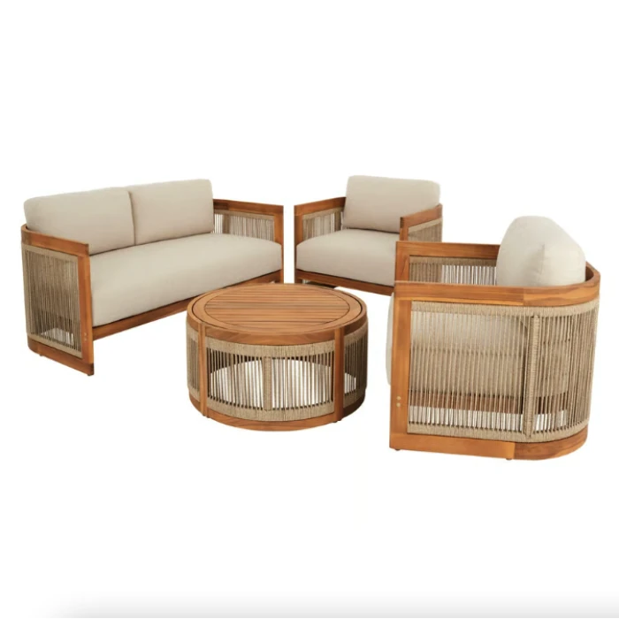 Комплект садових меблів Di Volio Groseto бежевий