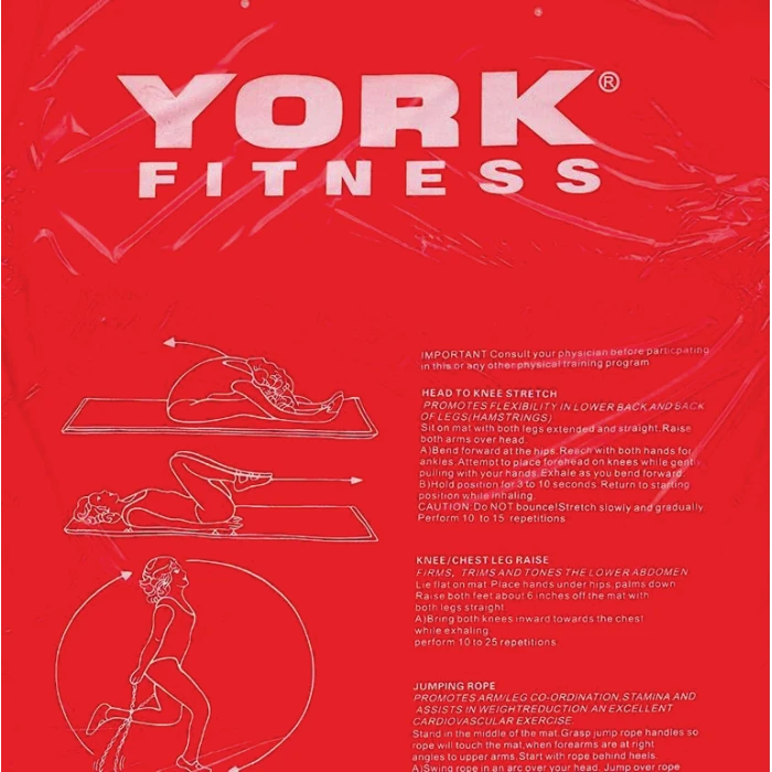 Коврик для упражнений двухсторонний York Fitness