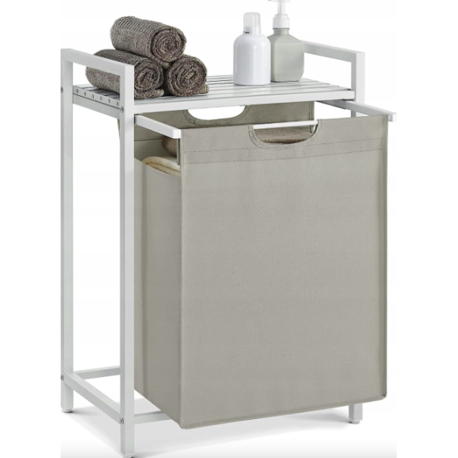 Корзина для белья Leobert Napoli 65 л в стиле Loft белая