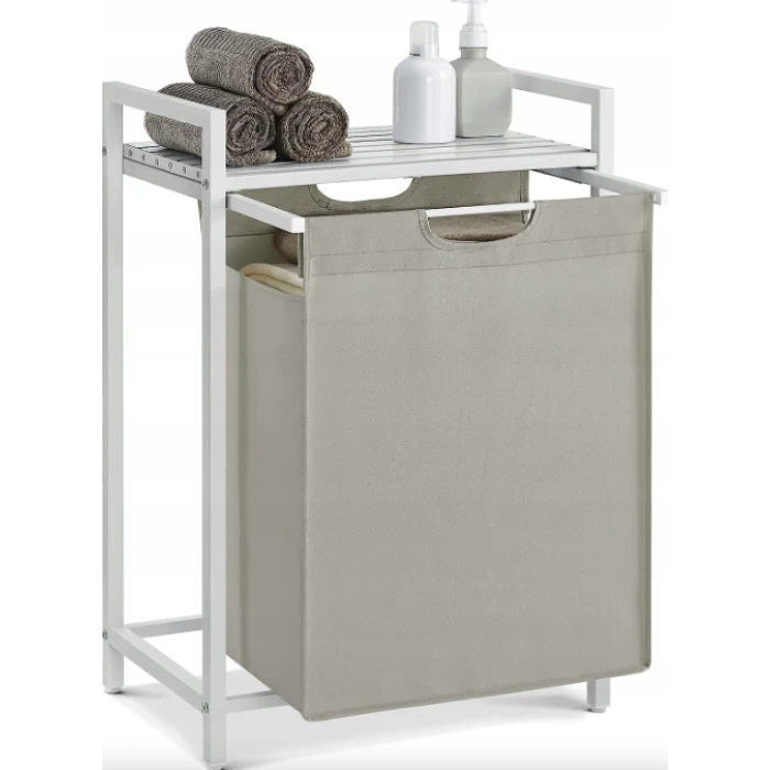 Корзина для белья Leobert Napoli 65 л в стиле Loft белая