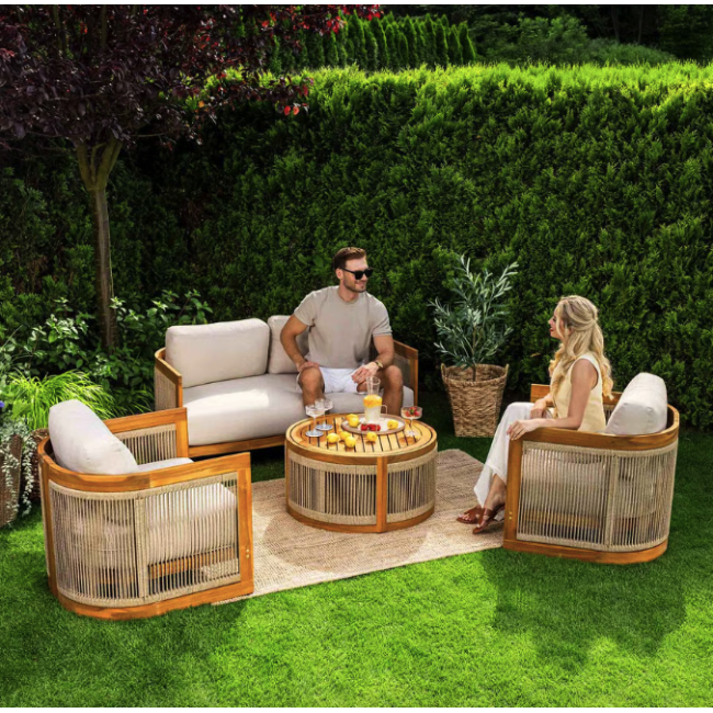 Комплект садовой мебели Di Volio Groseto бежевый