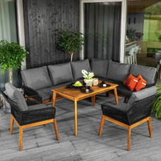 Комплект садовой мебели Di Volio Albenga черный