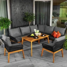 Комплект садовой мебели Di Volio Albenga черный