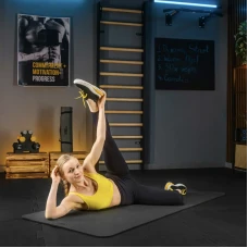 Коврик для йоги TX-019NGM NBR 1см 190х80 черный