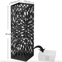 Подставка для зонтов Leobert Flora черный