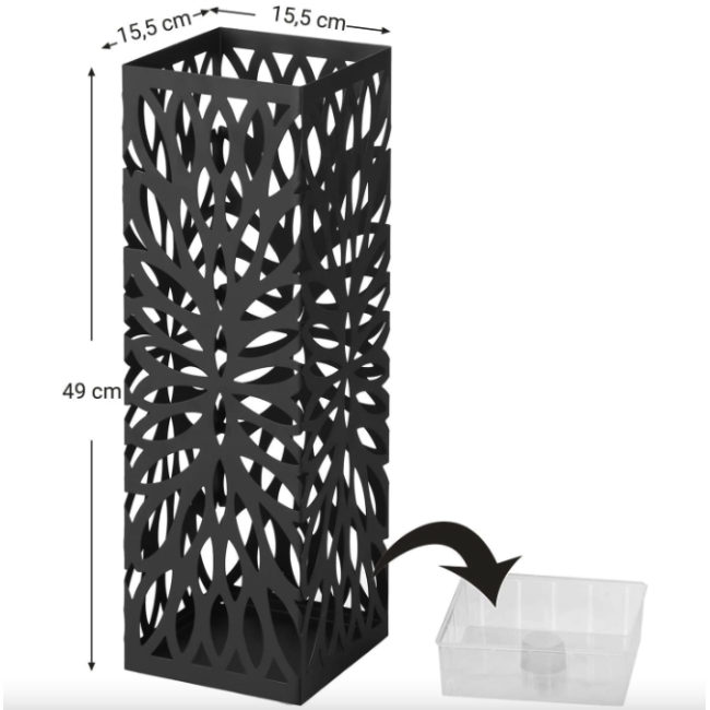 Подставка для зонтов Leobert Flora черный