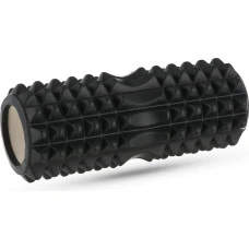 Масажний ролик Gymtek для йоги та фітнесу EVA 33*10,5см чорний