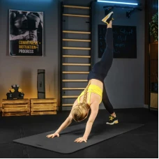 Коврик для йоги TX-019NGM NBR 1см 190х80 черный