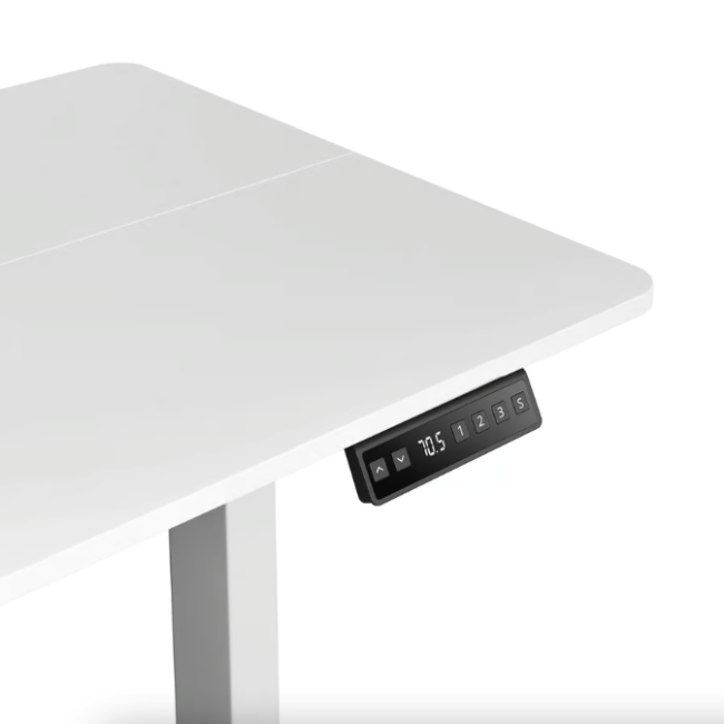 Компьютерный стол с регулируемой высотой Di Volio Amone белый