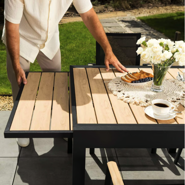 Стол Di Volio Comlo раздвижной бежевый