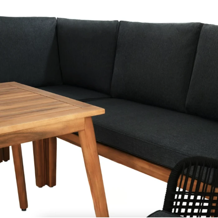 Комплект садовой мебели Di Volio Albenga черный