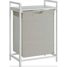 Корзина для белья Leobert Napoli 65 л в стиле Loft белая