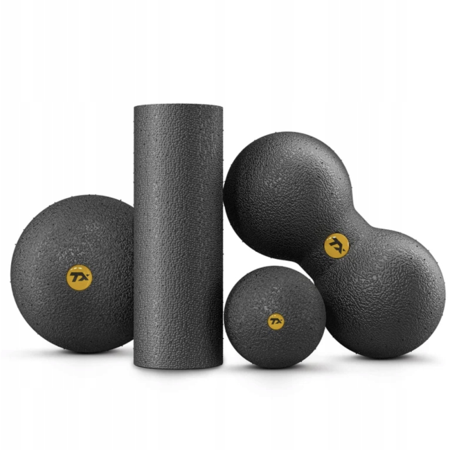 Набор массажеров Trex Sport TX-025EPS 4в1 для йоги и фитнеса черный