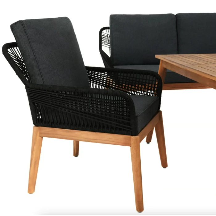 Комплект садовой мебели Di Volio Albenga черный